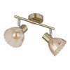 Zachery Plafonnier Luminaires Globo Lighting Laiton, 2 lumières