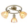 Zachery Plafonnier Luminaires Globo Lighting Laiton, 3 lumières