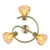 Zachery Plafonnier Luminaires Globo Lighting Laiton, 3 lumières