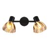 Zachery Plafonnier Luminaires Globo Lighting Noir, 2 lumières