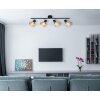 Zachery Plafonnier Luminaires Globo Lighting Noir, 4 lumières