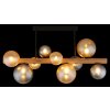 Riha Plafonnier Luminaires Globo Lighting Brun foncé, Noir, 9 lumières