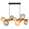 Riha Suspension Luminaires Globo Lighting Brun foncé, Noir, 9 lumières Riha Suspension Luminaires Globo Lighting Brun foncé, Noir, 9 lumières