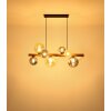 Riha Suspension Luminaires Globo Lighting Brun foncé, Noir, 9 lumières Riha Suspension Luminaires Globo Lighting Brun foncé, Noir, 9 lumières