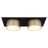 Raymond Plafonnier Luminaires Globo Lighting LED Anthracite, Noir, 1 lumière