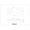 Raymond Plafonnier Luminaires Globo Lighting LED Anthracite, Noir, 1 lumière