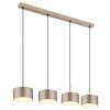 Raymond Suspension Luminaires Globo Lighting LED Anthracite, Noir, 1 lumière