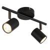 Walters Plafonnier Luminaires Globo Lighting Noir, 2 lumières