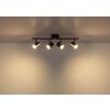 Walters Plafonnier Luminaires Globo Lighting Noir, 4 lumières
