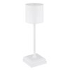 Dixon Lampe à poser Luminaires Globo Lighting LED Blanc, 1 lumière