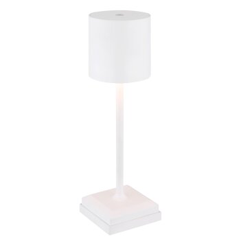 Dixon Lampe à poser Luminaires Globo Lighting LED Blanc, 1 lumière
