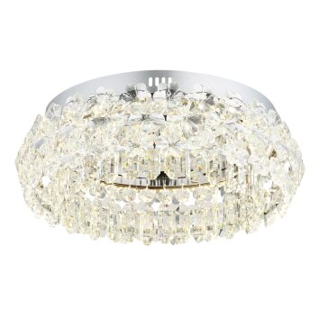Diann Plafonnier Luminaires Globo Lighting LED Chrome, 1 lumière