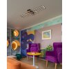 Dakari Plafonnier Luminaires Globo Lighting LED Écru, Noir, 1 lumière