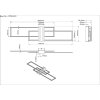 Dakari Plafonnier Luminaires Globo Lighting LED Écru, Noir, 1 lumière