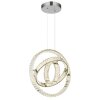 Neil Suspension Luminaires Globo Lighting LED Chrome, 1 lumière, Télécommandes