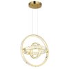 Neil Suspension Luminaires Globo Lighting LED Or, 1 lumière, Télécommandes