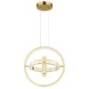 Neil Suspension Luminaires Globo Lighting LED Or, 1 lumière, Télécommandes