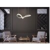Neil Suspension Luminaires Globo Lighting LED Chrome, 1 lumière, Télécommandes