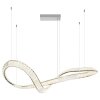 Neil Suspension Luminaires Globo Lighting LED Chrome, 1 lumière, Télécommandes