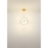 Neil Suspension Luminaires Globo Lighting LED Chrome, 1 lumière, Télécommandes