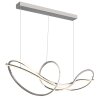 Iduna Suspension Luminaires Globo Lighting LED Chrome, 1 lumière, Télécommandes