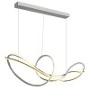 Iduna Suspension Luminaires Globo Lighting LED Chrome, 1 lumière, Télécommandes