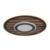 Woody Plafonnier Luminaires Globo Lighting LED Écru, Noir, 1 lumière