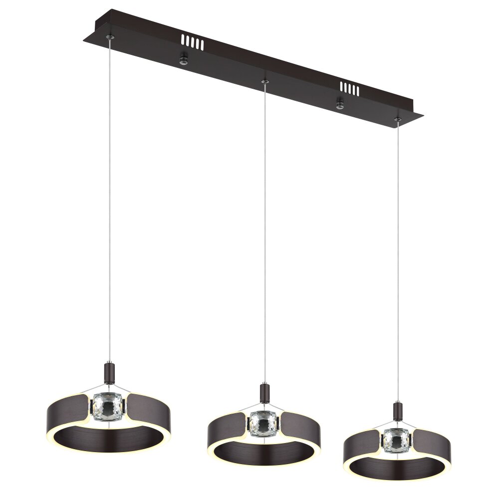 Hendricks Suspension Luminaires Globo Lighting LED Bronze, 1 lumière main product photo