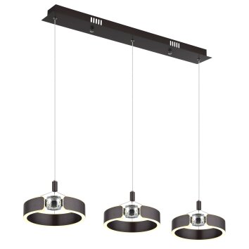 Hendricks Suspension Luminaires Globo Lighting LED Bronze, 1 lumière