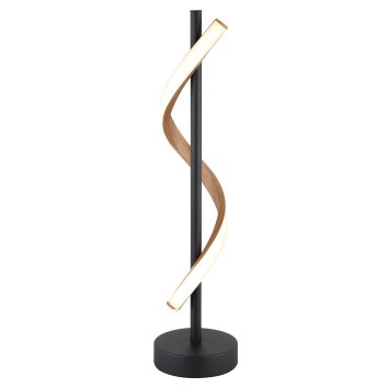 Watkins Lampe à poser Luminaires Globo Lighting LED Noir, 1 lumière