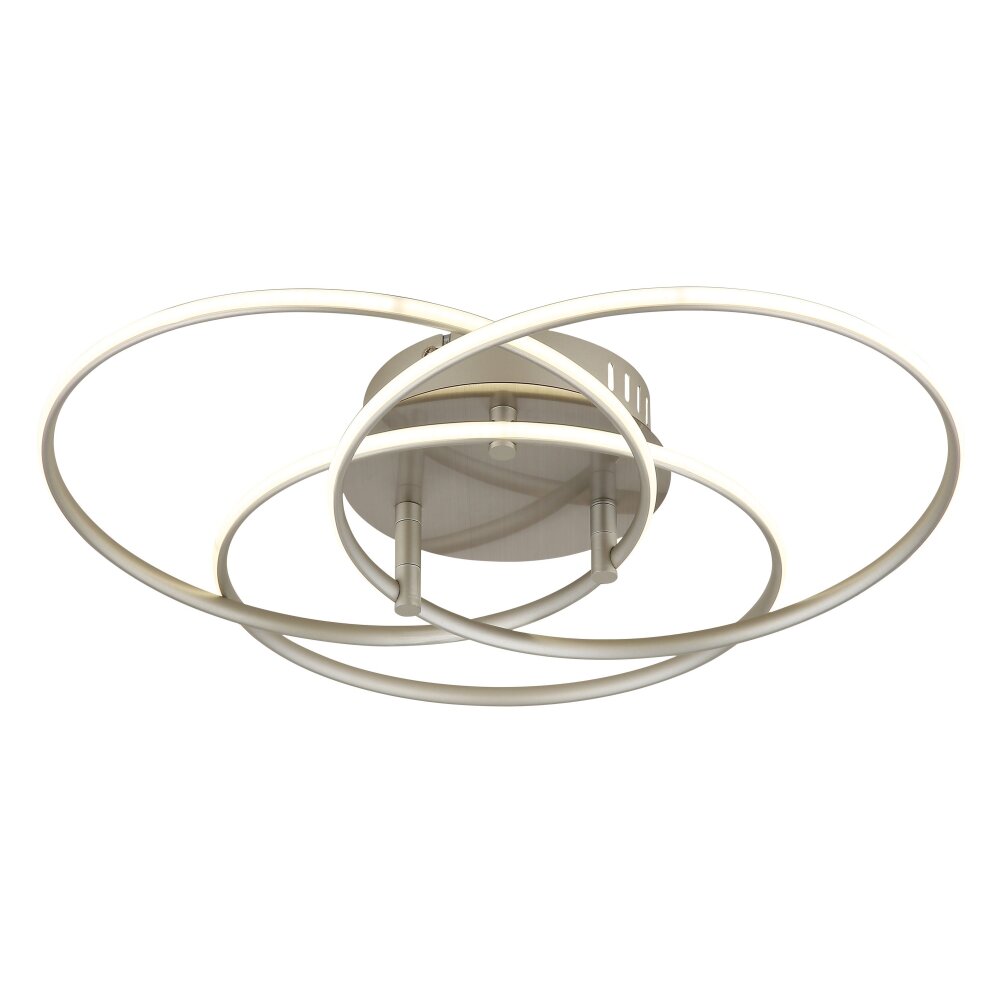 Kombos Plafonnier Luminaires Globo Lighting LED Nickel mat, 1 lumière main product photo