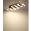 Jeffry Plafonnier Luminaires Globo Lighting LED Anthracite, Noir, 1 lumière, Télécommandes