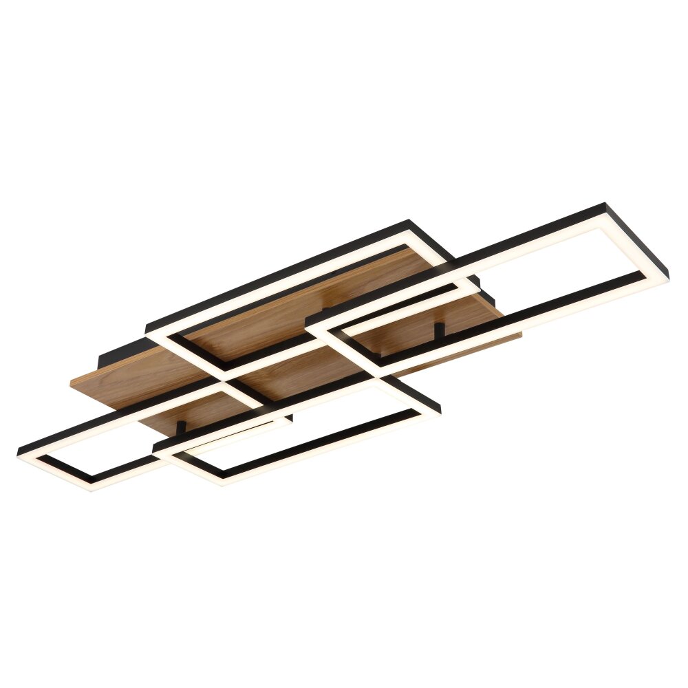 Jeffry Plafonnier Luminaires Globo Lighting LED Écru, Noir, 1 lumière, Télécommandes main product photo