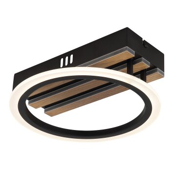 Blevins Plafonnier Luminaires Globo Lighting LED Écru, Noir, 1 lumière
