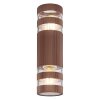 Hayes Applique murale Luminaires Globo Lighting Bronze, 2 lumières