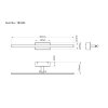 Bennett Applique murale Luminaires Globo Lighting LED Noir, 1 lumière
