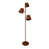 Lampadaire Luce-Design Colt Rouille, 3 lumières