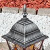 Naofe Borne lumineuse, Eclairage de chemin Noir, Argenté, 1 lumière