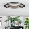 Lidor Plafonnier LED Noir, 1 lumière