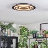 Lidor Plafonnier LED Noir, 1 lumière