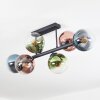 Gastor Plafonnier, Boule lumineuse Bleu, Vert, Clair, Cuivré, 6 lumières