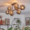 Ripoll Plafonnier, Boule lumineuse Fumé, 8 lumières