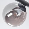 Chehalis Plafonnier, Boule lumineuse Fumé, 5 lumières