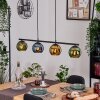 Koyoto Suspension, Boule lumineuse, Suspension Bleu, Or, Vert, 4 lumières