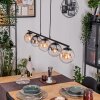 Gastor Suspension, Boule lumineuse, Suspension Ambre, Clair, Fumé, 5 lumières