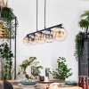 Gastor Suspension, Boule lumineuse, Suspension Ambre, Clair, Fumé, 5 lumières