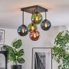 Gastor Plafonnier, Boule lumineuse Bleu, Vert, Cuivré, 5 lumières
