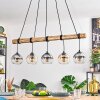 Koyoto Suspension, Boule lumineuse, Suspension Écru, Noir, 5 lumières