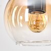 Koyoto Suspension, Boule lumineuse, Suspension Écru, Noir, 5 lumières