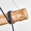 Koyoto Suspension, Boule lumineuse, Suspension Écru, Noir, 5 lumières